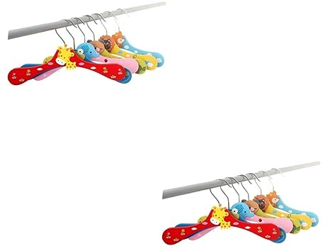 Cabilock 10 STK Kinderzimmer Hängeregal Kinderzimmer Kleiderständer Kleiderbügel Für Kinder Kleiderständer Aus Holz Kleiderständer Für Babys Kinderzimmer Hängen Anschließen Kleinkind Shirt