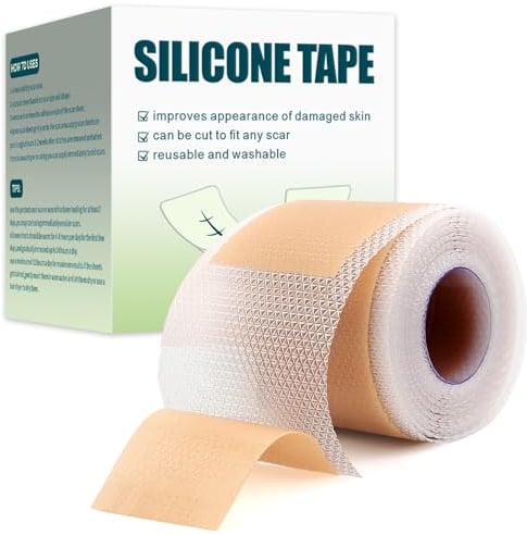Silikonpflaster für Narben, Professionell Narbenpflaster, Wiederverwendba(4cm x 150cm)