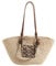 BTCHING Sac Paille À Gazon De Grande Capacité Tissé À La Main - Sac À Main Plage Femmes - Blanc