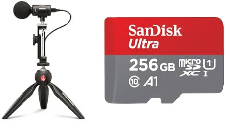 Shure MV88+ iPhone Mikrofon Video Kit & SanDisk Ultra Android microSDXC UHS-I Speicherkarte 256 GB + Adapter