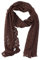 Invero, Merino Schal -Lilly, 100% Wolle (Hellbraun)