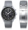 REBANDACE Bracelet de rechange en silicone pour montre Moonwatch, Speedmaster Moonwatch de 20 mm, découpé sur mesure, sans espace (gris)