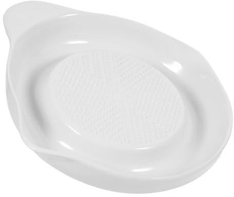 Beatifufu Plato Rallador de Cerámica para Jengibre y Utensilio de Cocina para Purés de de Limpiar