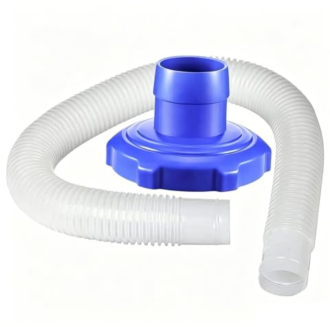 HUAREW Adaptateur de Tuyau de Filtre pour Skimmer de Surface | 1.5in Tuyau et Adaptateur pour Écumoire de Piscine Kits Tuyau et Adaptateur pour Piscine Hors Sol (70cm Tuyau)