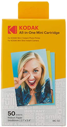 Kodak Mini 2 Fotodruckerpatrone All-in-One MC Nachfüllpapier, 54 x 86 mm, 50Blatt