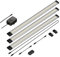 parlat LED Unterbau-Leuchte Siris, Touch-Dimmer, flach, je 50cm, je 531lm, warm-weiß, 3er Set