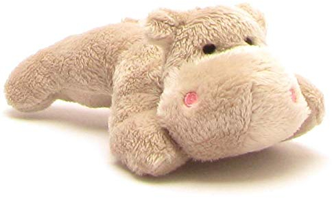Duckshop Minifeet Nilpferd Bildschirmreiniger I Mikrofasertuch I Displayreiniger - Beige, Mehrfarbig - Polyester, Mikrofaser - 12 cm x 9,5 cm x 6,5 cm - Tier - Toddler