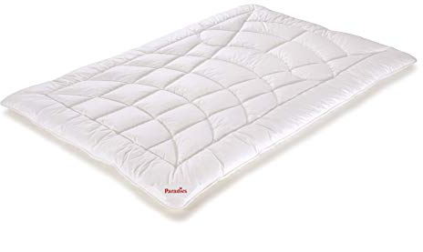 PARADIES Dala Duett Bio Bettdecke 155x220 cm - Winterdecke, Öko-Tex Zertifiziert Standard 100 Klasse 1, medizinisch getestet