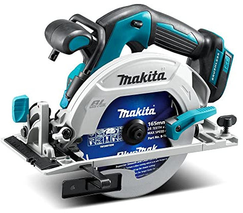 Makita DHS680Z 18V Cordless Brushless Circular Saw Naked Body Only, Blue, 165mm