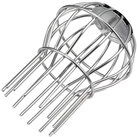 Angoily 1 Piezas Protector de canalones y bajantes, Filtros para canalones de Acero Inoxidable protección de canalón de filtro de hojas (16. 5 x 13. 8 cm)