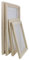 YEXPRESS 4 Stück Holz-Formen für Papierherstellung, Siebdruckrahmen für DIY Papierbasteln, 2 Größen