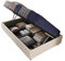 LettiPer IT - SOMMIER Gold Una Piazza e Mezza - con Box Contenitore alzata laterale Misure 120x190, Rivestimenti SFODERABILI Tessuto Ecopelle Microfibra