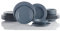 Kütahya Porselen New Tuvana 24-Piece Porcelain Dinner Set for 6 People, Grey