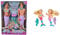 Simba 105733524 - Steffi Love Mermaid Family, ab 3 Jahren & 105733424 - Evi Love Little Mermaid, 2-sort., Evi als Meerjungfrau, bewegliche Schwanzflosse, mit Seepferdchen, 12cm,ab 3 Jahren