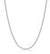 925 Sterling Silver Rope Chain for Women, 1.5mm Thick Silver Chain Necklaces for Women Men and Girls, 18 Inches Rope Chain Necklace for Women