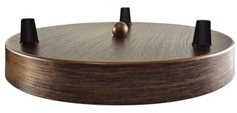 LEDSone Multi Outlet Brass 3 Point Ceiling Rose Multiple Drop for Ceiling or Pendant Ceiling Light | Industrial Lighting Vintage Decor