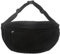 Sac banane pour homme et femme, grand sac de poitrine avec sangle réglable pour entraînement, voyage, sport, course à pied, Noir 1, (L) 17.32 x (W) 3.54 (H) 9.06 inches, Sac à bandoulière