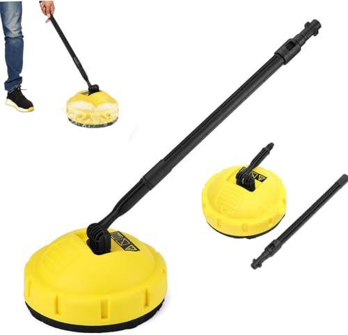 Idropulitrice ad alta pressione per Karcher K1-K7 Pulitore ad alta pressione rotante per superfici piane Spazzola rotante Manico lungo Impermeabile Scrub Pavimento Pulitore Patio per esterni