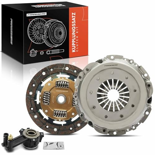 Frankberg Kupplung Kupplungssatz Mit Zentralausrücker 621304133 | Kompatibel mit Fiesta V Van, 2 DY, Fiesta V JD JH, Fusion JU