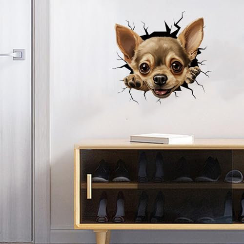 Dog Wall Sticker Animal - Wall Stickers for Kitchen Dog Sticker Wall Decals Dogs Wall Decoration for Living Room 1010