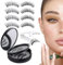 Magnet Wimpern 3D Magnetische Wimpern Mit Zange Wiederverwendbar Wasserdicht Kein Kleber Erforderlich Für Tägliches Make-up Oder Dating, Hochzeit, Party