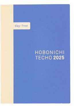 Hobonichi Techo 2025 - Cuaderno de papel gráfico (japonés/A6/inicio de enero, inicio de lunes, cuaderno de papel gráfico)