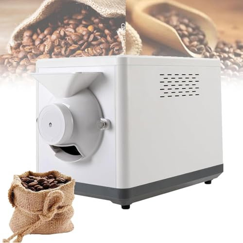 Electric Coffee Bean Roaster Machine,Commercial Coffee Beans Roasting Machine,Coffee Grinders,Temperature/Time Adjustable Auto-Matic Nuts Coffee Bean Roaster