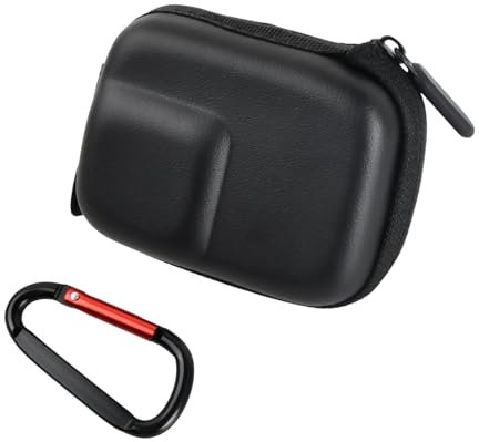 Mini Custodia per Go Pro Hero 13/12/11//10/9/8/7/6, Tasca Hardcase per Action Camera, DJI Osmo Action 5 Pro/4/3/2,AKASO, Borsa Rigida da Viaggio Impermeabili per Accessori Action Camera