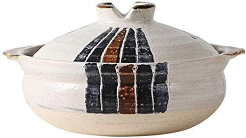 Olla de barro para cocinar olla de cerámica de terracota: el interior es liso y también fuerte