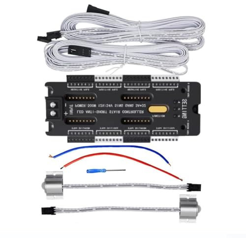 Zoegneer 1 Set DC 12 V 24 V LED Sensore di Movimento Scala Controller Luce Kit Striscia Morbida Luminosità Regolabile 32 Canali Per Luce Scala