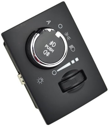 GLILAR Lichtschalter Scheinwerfer Kompatibel Mit Chrysler Für 300C 2006 2007 Nebelscheinwerferschalter Scheinwerfer Auto Nebelscheinwerfer Zubehör Lichtschalter 68189148AA 68189156AA 98258718AA