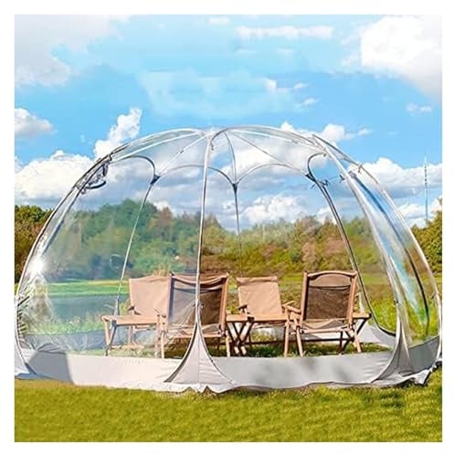Kuppelzelt für den Außenbereich, transparent, Sternzelt von Bubble House Camp, für 4-6 Personen, Igloo Dome Garden Patio Canopy Shelter Warm Winterkonservatory