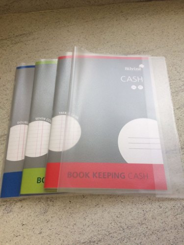 Finchley Original Pack of 10 A4 Exercise Book Covers Clear Plastic Sleeve School Note Book + Finchley Pen Free - Book Protector with Plastic Scraper Tool Transparent Self - Office Supplies