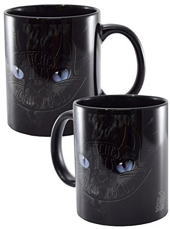 Hocus Pocus Witch Cat Tasse Schwarz