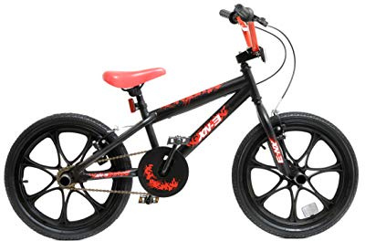 XN BMX 18 7 Spoke MAG Wheel Freestyle Bike Gyro Stunt Pegs Kids Boys Girls