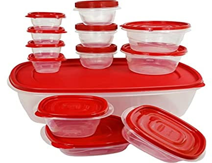 Set of 13 Rubbermaid Take Alongs! 6 Different Sizes - Quick Click Seal! - Mega Value Pack!