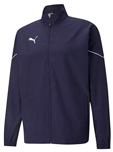 Puma Herren Trainingsjacke Teamrise Sideline Jacket, Peacoatpuma White, M, 657326