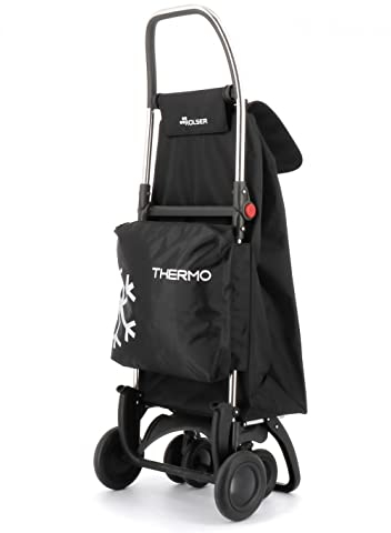 Carro Rolser I-MAX Thermo Zen 4 Ruedas 2 Giratorias Plegable - Negro