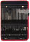 Trend Quick Release 60-teiliges Set im Werkzeughalter, Enthält eine Auswahl an Schraubendreher-Bits für verschiedene Schraubentypen, QR/SET/2
