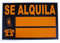 CABLEPELADO Cartel Se Alquila | Inmobiliaria | Resistente PVC | Reflectante | 33 cm x 23 cm | Para Lugares Públicos, Zonas de Exterior y Obras