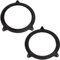AERZETIX - C11615-2er-Set Adapter/Halterungen für autolautsprecher Ø130 mm - einbauseite türen, hinterteil - kompatibel mit BMW 3 (E46)