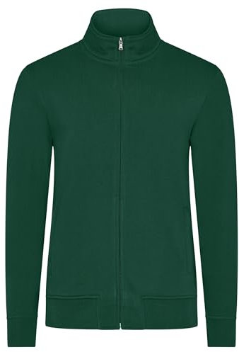 HRM Herren Premium Full-Zip Sweat Jacket I Fair Trade Herren-Sweatjacke, 360 g/m² I Aus 70% Baumwolle & 30% recyceltem Polyester