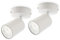 LED Deckenlampe 1-flammig, Dreh und Schwenkbar Deckenstrahler Spotleuchte Wandspot, GU10 (ohne Leuchenmittel) Retro/Vintage Deckenleuchte 230V Weiß für Wohnzimmer Schlafzimmer Küchen (2 Stück)