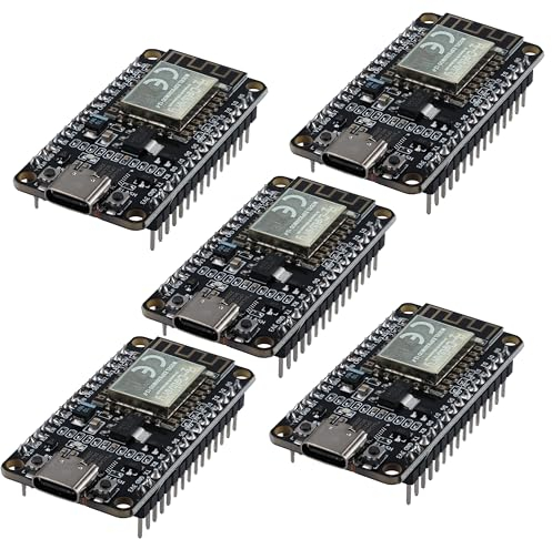 AZDelivery 5 x NodeMCU Amica Modul V2 ESP8266 ESP-12F WiFi mit USB-C Anschluss - Node MCU ESP 8266 WiFi Development Board mit CP2102 kompatibel mit Arduino - inkl. E-Book
