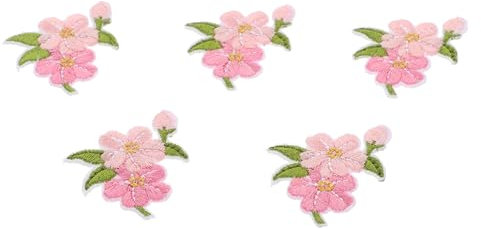TEHAUX 60stücke Blumen Aufnäher Diy Bestickte Applikationen Zum Aufbügeln Kreative Kleidungsdekoration Für Kleidung Taschen Schals Und Mehr