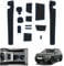 GAFAT Dacia Duster 3 Non-Slip Mats - Rubber Mats for Centre Console, Cup Holder, Door Seam - Blue