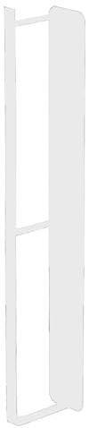 Magnetischer Kleiderbügel Wandhalterung, Kleiderständer Organizer Clothes Hanger Storage Rack für Waschmaschine, Kleiderbügel, Stapel für Schrank, Waschküche, platzsparende Kleiderbügel, (D, 45.5cm)