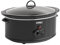 Strex Pentola a cottura lenta 3,5 L - Pentola interna in ceramica rimovibile - Funzione di mantenimento in caldo - Slow Cooker - Nero