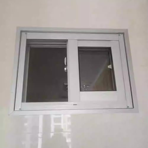 Ventana Ventanas de Ventilación Pequeñas para Baño de Sótano, Ventana Corrediza Horizontal de Cobertizo con Montaje Empotrado, Ventana de Reemplazo de Tamaño Personalizado con Mosquitero(WxH 60x50cm(2