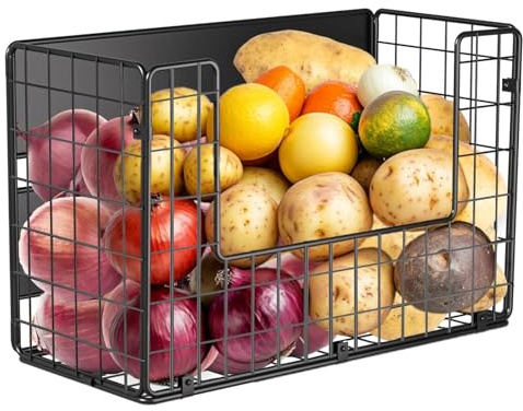 1 Set U-Shape Magnetic Shelf for Fridge, Fruit Baskets for Kitchens, Onions and Potatoes Storage, Vegetable Rack Organiser, Magnetic Spice Rack for Fridge, BBQ Accessories, Tools, Snack